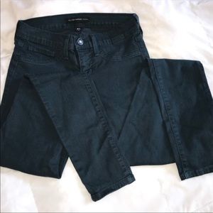 Flying monkey teal/blue jeans